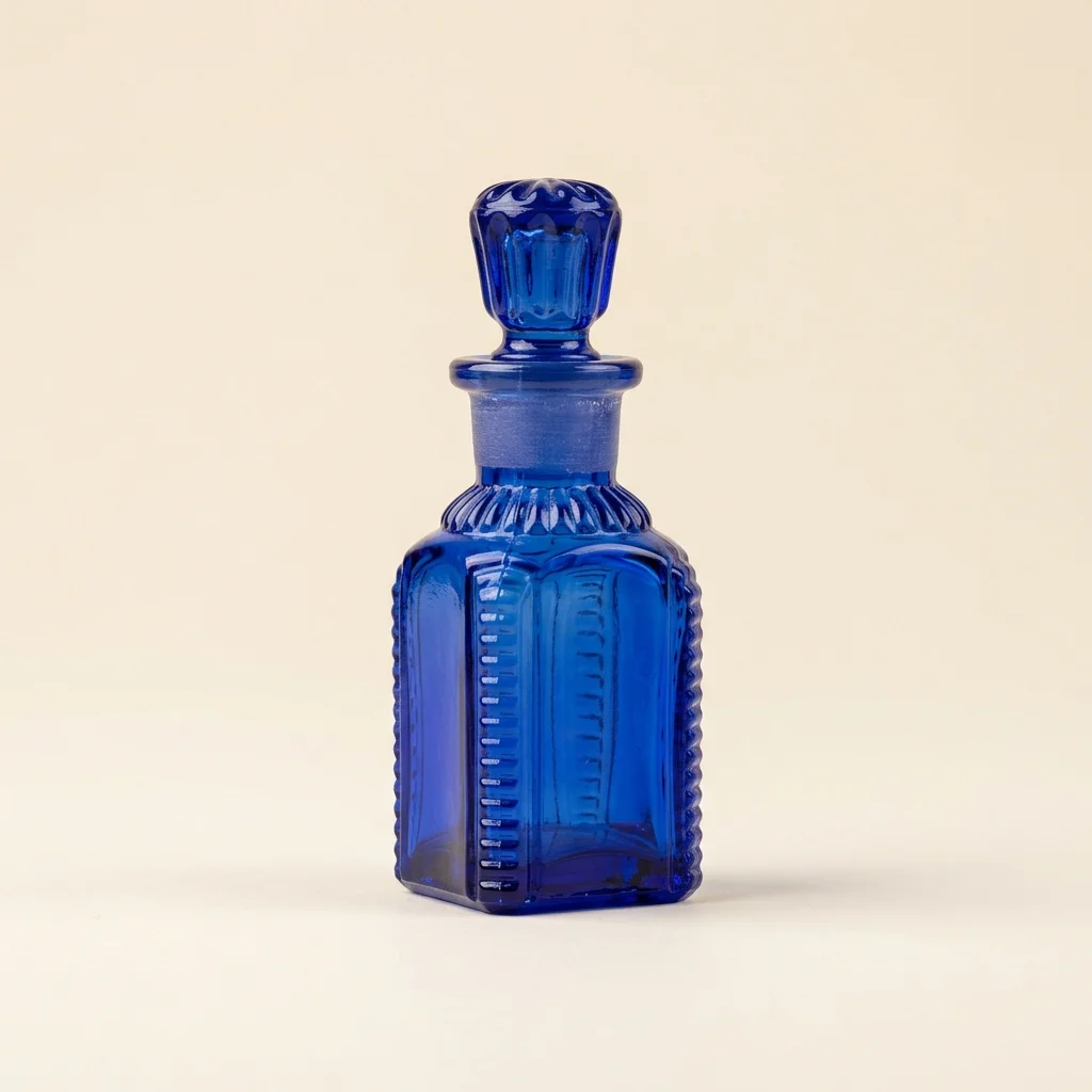 Item #46 - Pressed Cobalt Display Vessel (30ml Standard Unit)