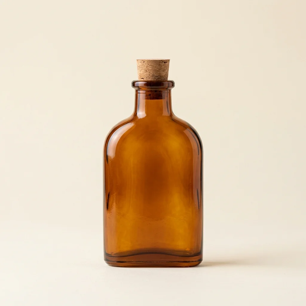 Item #65 - Amber Pocket Glass Flacon (50ml Field Flask)